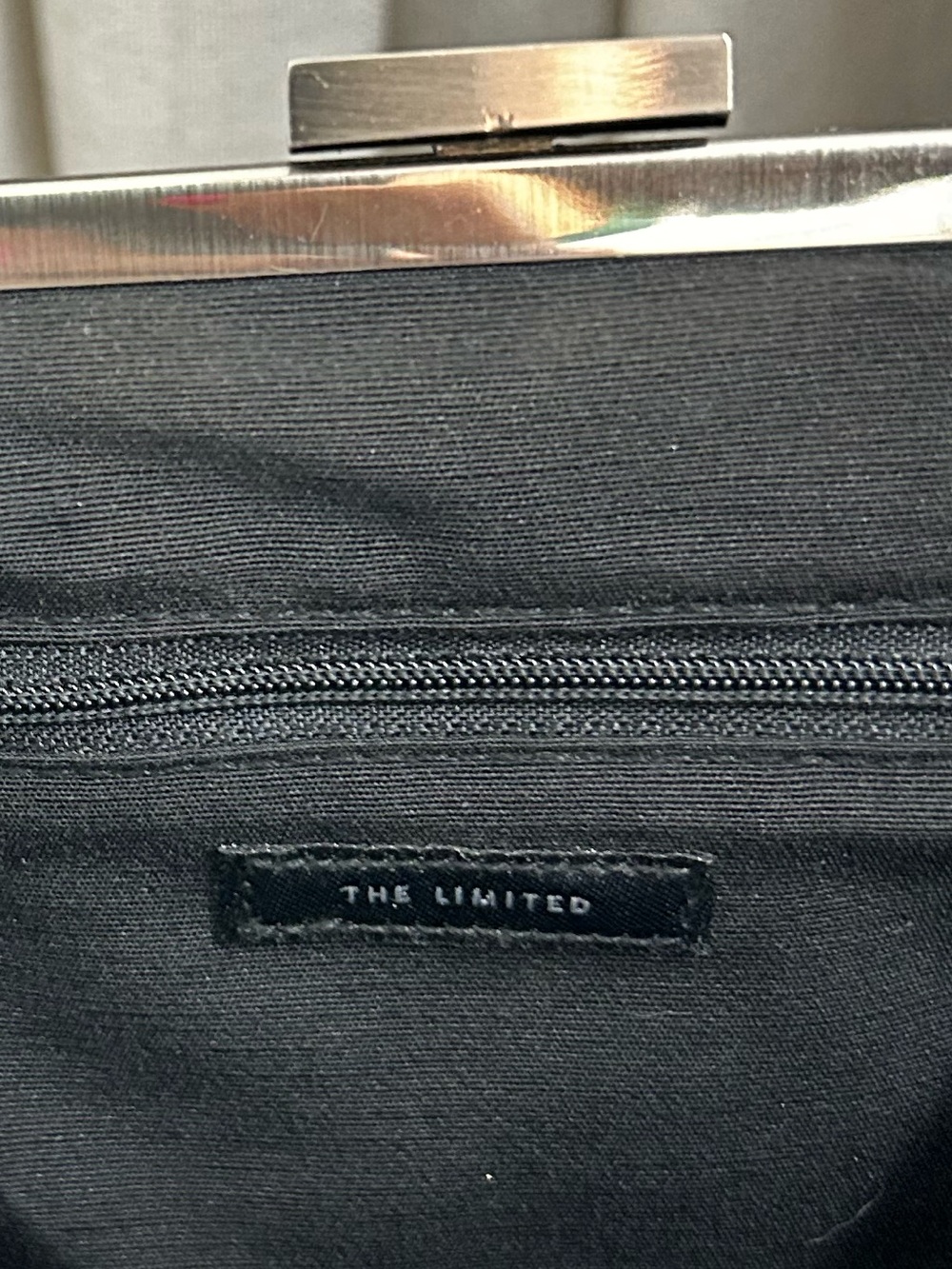 “The Limited” Classic Black Frame-Top Purse - Picture 12 of 12